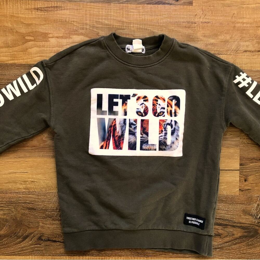 H&M Kids “Let’s Get Wild” Sweatshirt